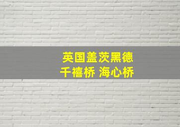 英国盖茨黑德千禧桥 海心桥